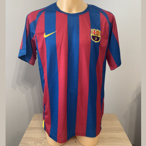 Barcelona férfi Retro mez 2005/06 ×hazai-RONALDINHO #10×