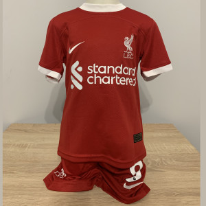 Liverpool gyerek mez+nadrág 2023/24×hazai SZOBOSZLAI #8× S/XL/XXL