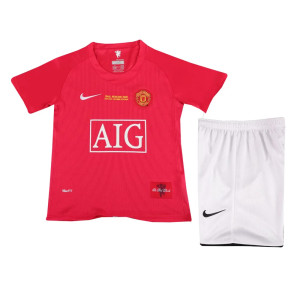 Manchester United gyerek Retro mez+nadrág 2007/08 ×hazai×