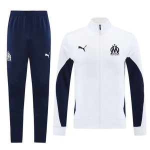 Olympique Marseille férfi teljes zippzáras pulóverrel 2024/25 ×fehér×