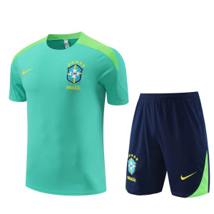 Brazília férfi tréning póló+rövidnadrág 2024 ×almazöld×