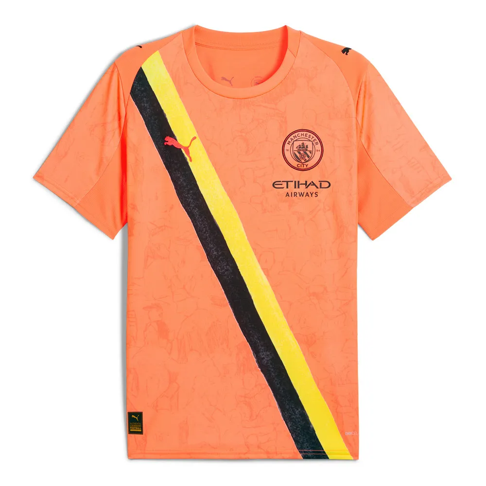 Manchester City férfi szurkolói mez 2025/26 ×narancs-kapus×