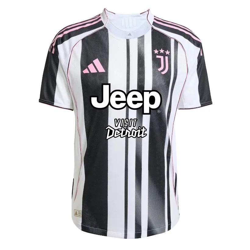 Juventus férfi mérkőzés mez 2025/26 ×hazai× - JEEP Visit Detroit