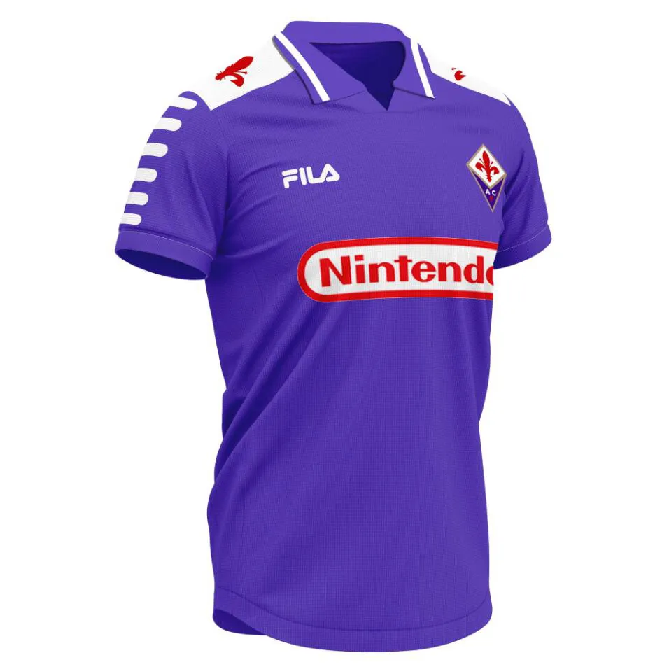 ACF Fiorentina férfi Retro mez 1998/99 ×hazai/vendég×