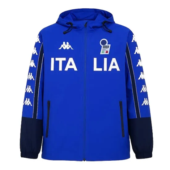 Olaszország férfi széldzseki 2000 ×azúrkék×