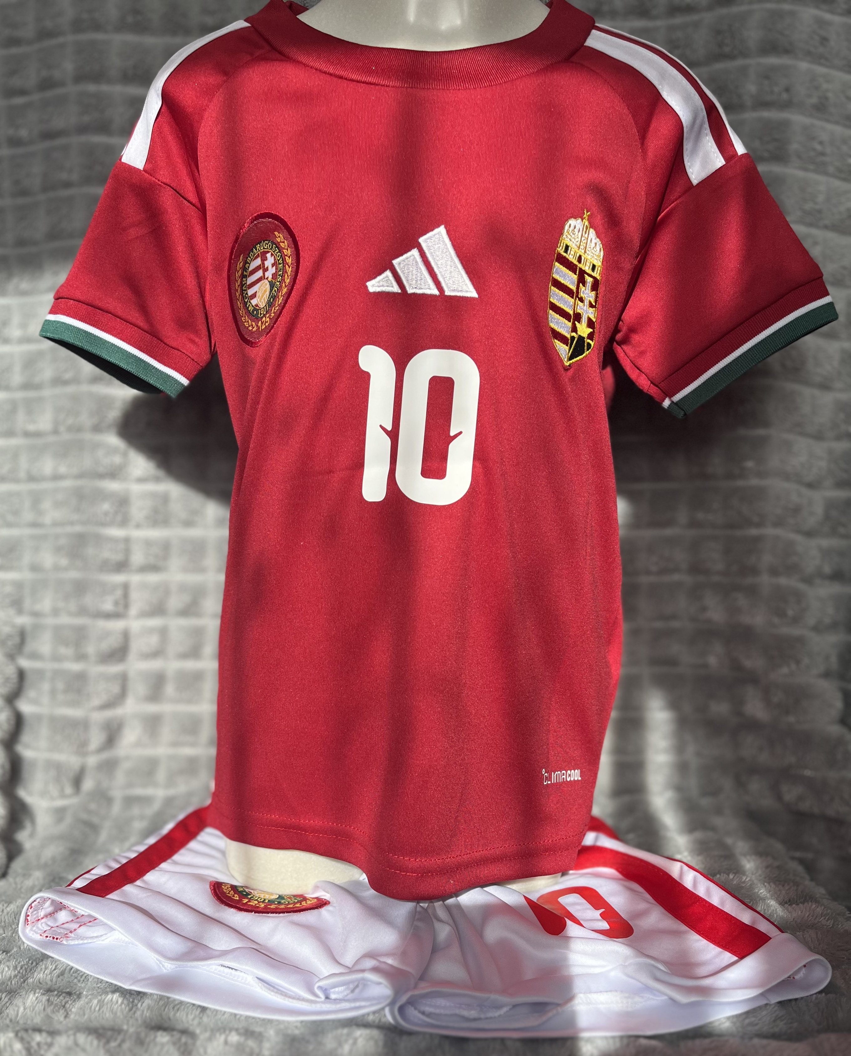 Magyarország gyerek mez+nadrág 2026 ×hazai-Szoboszlai #10× több méretben