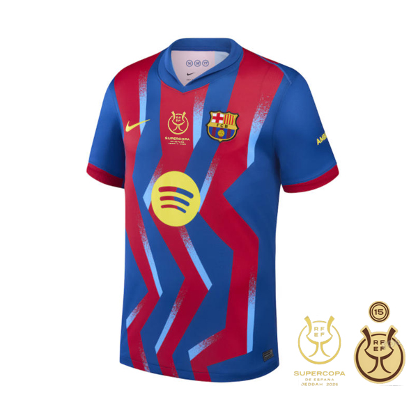 Barcelona férfi szurkolói mez 2025/26 ×SUPERCOPA Final×