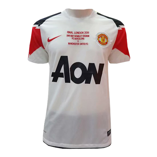 Manchester United férfi Retro mez 2010/11 ×vendég BL Döntő×