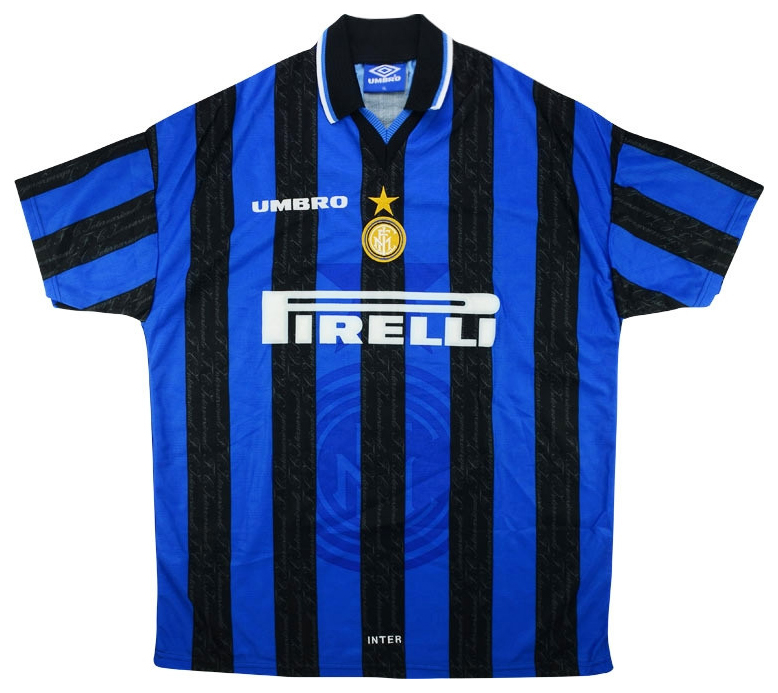 Inter Milan férfi Retro mez 1997/98 ×hazai×