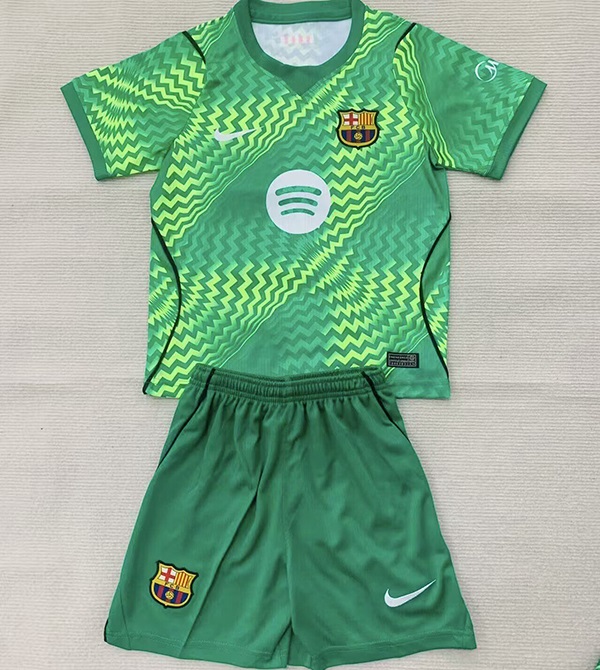 Barcelona gyerek mez+nadrág 2026/27 ×kapus-zöld×