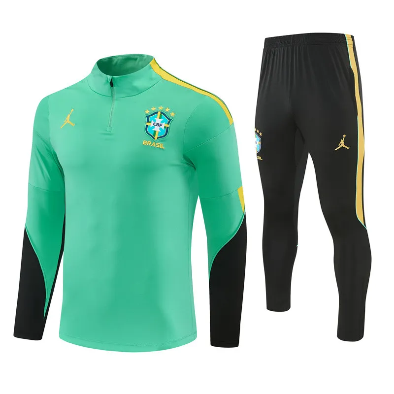 Brazília gyerek melegítő mellig zippzáras pulóverrel 2026 ×JORDAN-több színben×
