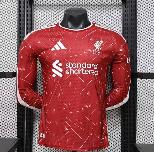 Liverpool férfi hosszú ujjú mérkőzés mez 2026/27 ×hazai×