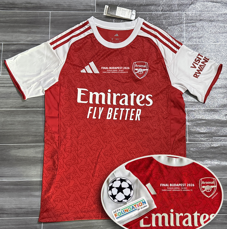 Arsenal férfi szurkolói mez 2025/26 ×hazai-BL döntő×