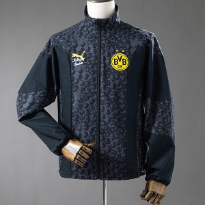 Borussia Dortmund férfi kifordítható széldzseki 2025/26 ×fekete×