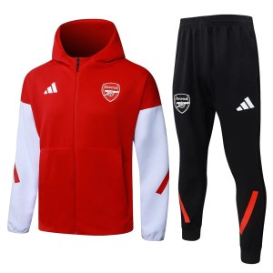 Arsenal férfi melegítő teljes zippes kapucnis pulóverrel 2026/27 ×piros×